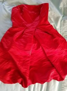 Express red party dress